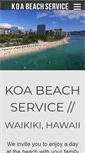 Mobile Screenshot of koabeachservice.com